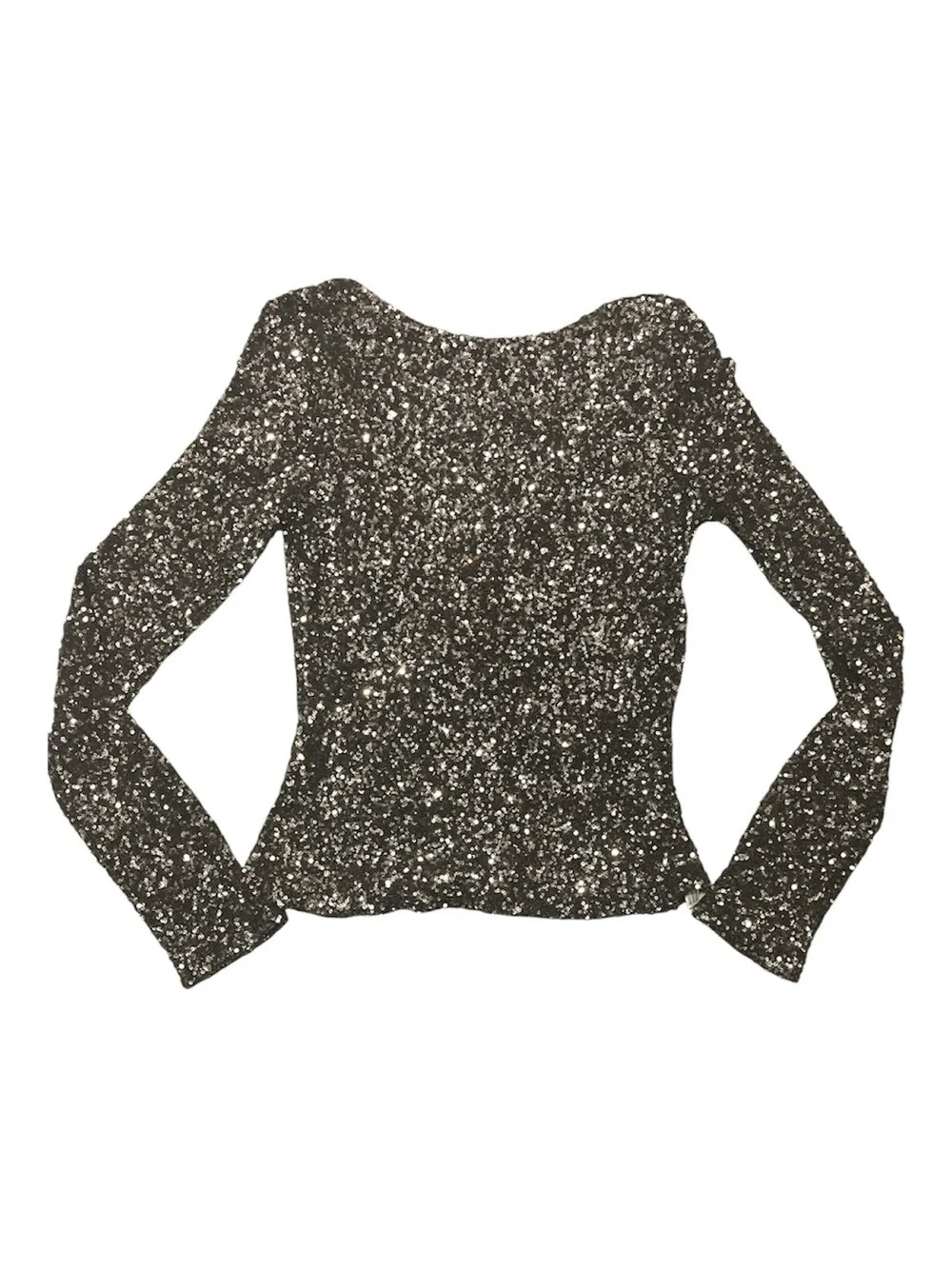 1517. FREE PEOPLE Leading the Way Long Sleeve in Raven Combo Sz L NWT $98